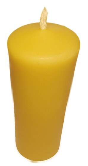 Tall Pillar Candle Top Down